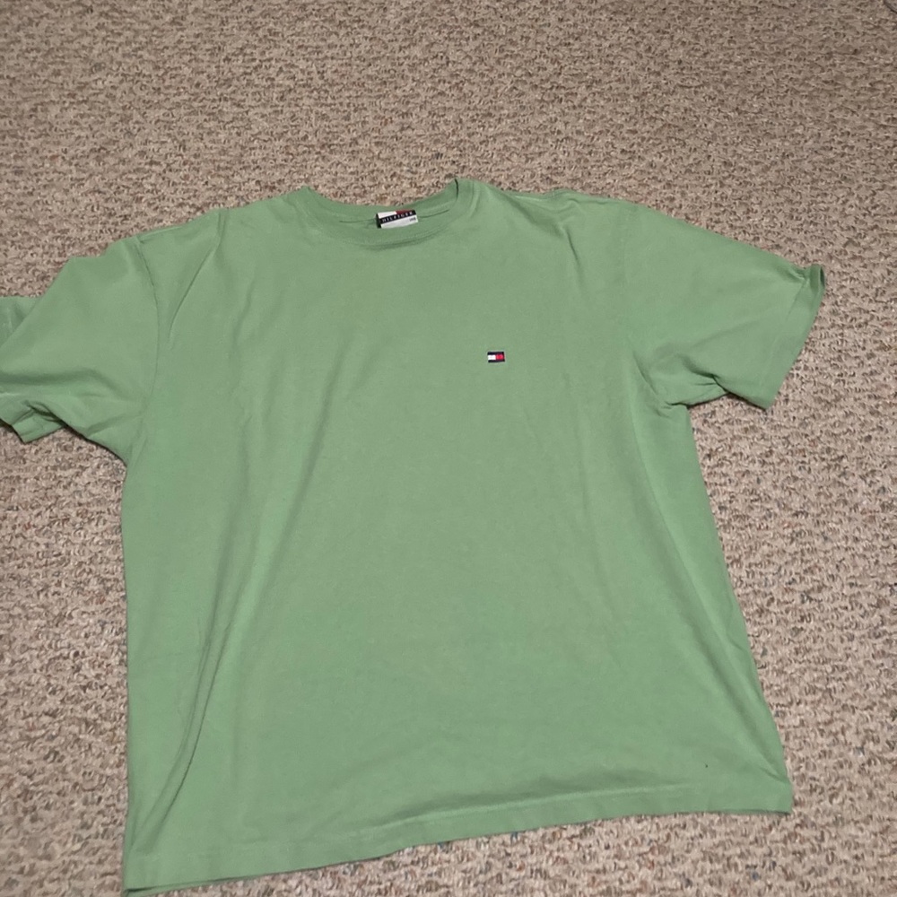 Light green Tommy Hilfiger short sleeve t shirt